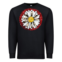 Black daisy Premium Sweatshirt - JahusDesignShop