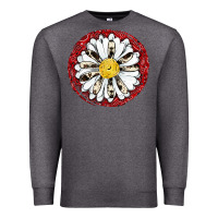Charcoal Heather daisy Premium Sweatshirt - JahusDesignShop