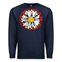 Navy daisy Premium Sweatshirt - JahusDesignShop