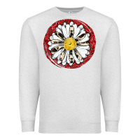 Oatmeal Heather daisy Premium Sweatshirt - JahusDesignShop