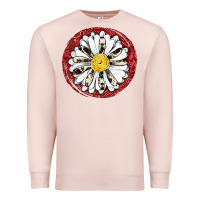 Pale Pink daisy Premium Sweatshirt - JahusDesignShop