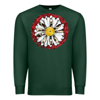 Sports Green daisy Premium Sweatshirt - JahusDesignShop