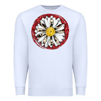White daisy Premium Sweatshirt - JahusDesignShop