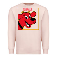 Pale Pink clifford the big red dog Premium Sweatshirt - StudioElite