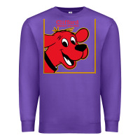Purple clifford the big red dog Premium Sweatshirt - StudioElite