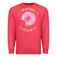 Cardinal i run because i like donuts Premium Sweatshirt - StudioElite