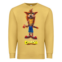 Antique Gold Crash Bandicoot  Yo Yo Premium Sweatshirt - StudioElite