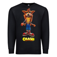 Black Crash Bandicoot  Yo Yo Premium Sweatshirt - StudioElite