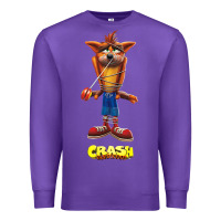 Purple Crash Bandicoot  Yo Yo Premium Sweatshirt - StudioElite