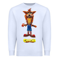 White Crash Bandicoot  Yo Yo Premium Sweatshirt - StudioElite