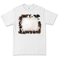 White cowhide frames background Premium Tee - RanaPortraitStore