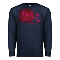 Navy Delta Dawn Classic Premium Sweatshirt - StudioElite
