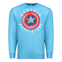 Ocean Blue Captain Save-A-Hoe Vintage Funny Retro Premium Sweatshirt - StudioElite
