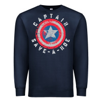 Navy Captain Save-A-Hoe Vintage Funny Retro Premium Sweatshirt - StudioElite