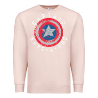Pale Pink Captain Save-A-Hoe Vintage Funny Retro Premium Sweatshirt - StudioElite