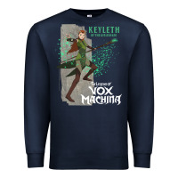 Navy the legend of vox machina keyleth long sleeve t sh Premium Sweatshirt - StudioElite