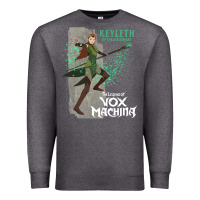 Charcoal Heather the legend of vox machina keyleth long sleeve t sh Premium Sweatshirt - StudioElite