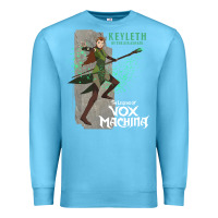 Ocean Blue the legend of vox machina keyleth long sleeve t sh Premium Sweatshirt - StudioElite