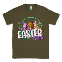 Army Green happy easHappy Easter y'all Easter Day Classic Tee - CowGirlArtShop