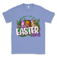 Colony Blue happy easHappy Easter y'all Easter Day Classic Tee - CowGirlArtShop