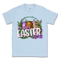 Dusty Blue happy easHappy Easter y'all Easter Day Classic Tee - CowGirlArtShop