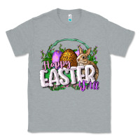 Heather Grey happy easHappy Easter y'all Easter Day Classic Tee - CowGirlArtShop