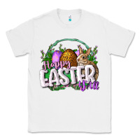 White happy easHappy Easter y'all Easter Day Classic Tee - CowGirlArtShop