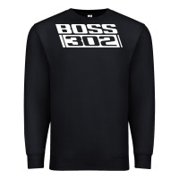 Black boss 302 (white) Premium Sweatshirt - StudioElite