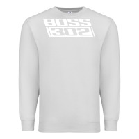 Dove Grey boss 302 (white) Premium Sweatshirt - StudioElite