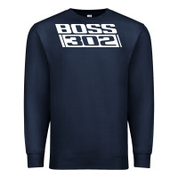 Navy boss 302 (white) Premium Sweatshirt - StudioElite
