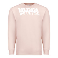 Pale Pink boss 302 (white) Premium Sweatshirt - StudioElite