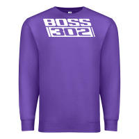 Purple boss 302 (white) Premium Sweatshirt - StudioElite