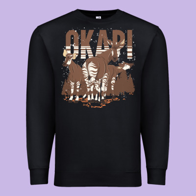 Okapi T  Shirt Wildlife Okapi Lover Africa Safari Zoo Animal Okapi T Premium Sweatshirt Designed By Studioelite