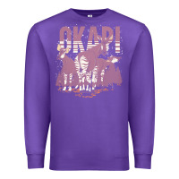 Purple okapi t  shirt wildlife okapi lover africa safari zoo animal okapi t Premium Sweatshirt - StudioElite