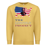 Antique Gold the lincoln project save usa abraham lincoln american flag t shirt Premium Sweatshirt - StudioElite