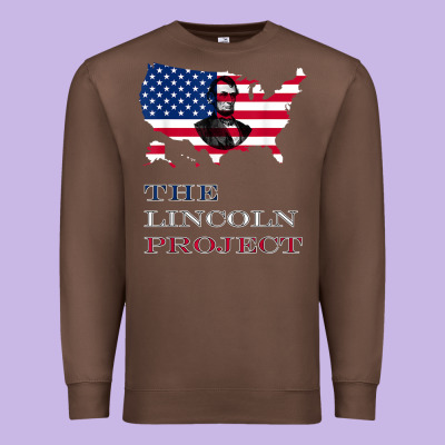 The Lincoln Project Save Usa Abraham Lincoln American Flag T Shirt Premium Sweatshirt Designed By Studioelite