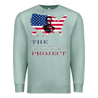 Seafoam the lincoln project save usa abraham lincoln american flag t shirt Premium Sweatshirt - StudioElite