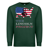 Sports Green the lincoln project save usa abraham lincoln american flag t shirt Premium Sweatshirt - StudioElite