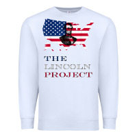 White the lincoln project save usa abraham lincoln american flag t shirt Premium Sweatshirt - StudioElite