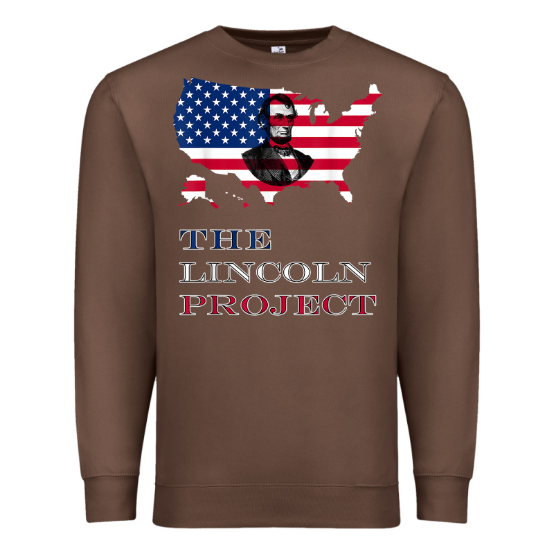 The Lincoln Project Save Usa Abraham Lincoln American Flag T Shirt Premium Sweatshirt by StudioElite | Teevron