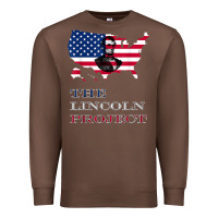 Chestnut the lincoln project save usa abraham lincoln american flag t shirt Premium Sweatshirt - StudioElite