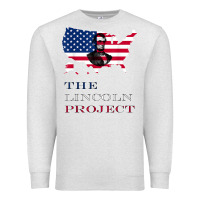 Oatmeal Heather the lincoln project save usa abraham lincoln american flag t shirt Premium Sweatshirt - StudioElite