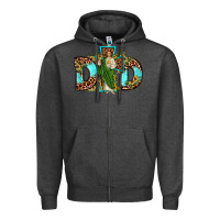 Charcoal Heather dad san judas sunflower leopard turquoise Zipper Hoodie - JahusDesignShop