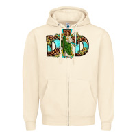 Sandshell dad san judas sunflower leopard turquoise Zipper Hoodie - JahusDesignShop