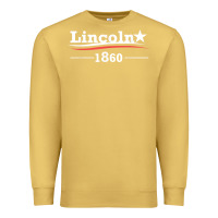 Antique Gold president abraham lincoln campaign honest abe gift t shirt Premium Sweatshirt - StudioElite