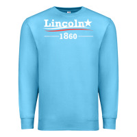 Ocean Blue president abraham lincoln campaign honest abe gift t shirt Premium Sweatshirt - StudioElite