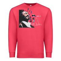 Cardinal Original Portrait of Luciano Pavarotti Premium Sweatshirt - StudioElite