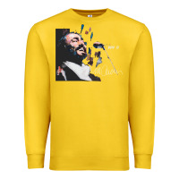 Lemon Original Portrait of Luciano Pavarotti Premium Sweatshirt - StudioElite