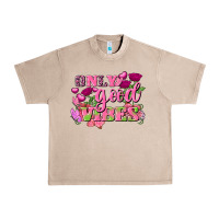 French Oak Valentine's Day Only Good Vibes Urban Heavy Tee - FaDigitalArtStudio