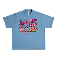 Pebble Blue Valentine's Day Only Good Vibes Urban Heavy Tee - FaDigitalArtStudio